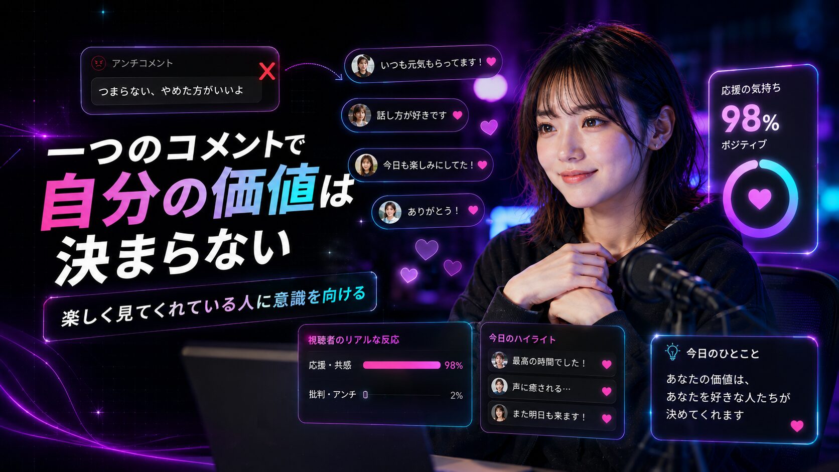 TikTok LIVEでアンチコメントに反応しすぎないための考え方